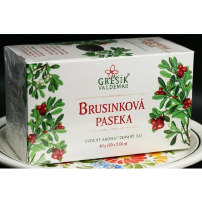 Grešík Brusinková paseka 20 x 2 g – Zbozi.Blesk.cz