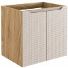 Koupelnový nábytek Comad Luxor Beige skříňka 60x46x57 cm dub-béžová LUXOR BEIGE 82-60-2D