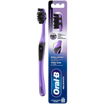 Oral-B Pro-3DWhite Charcoal Střední – Sleviste.cz