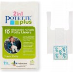 Potette Plus nočník cestovní 2v1 náhradní náplň 10ks – Zboží Dáma