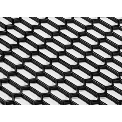 Černá plastová mřížka (tahokov) 120x40cm, velikost oka s velkými plástvemi 30x12mm – Zboží Mobilmania