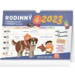 Rodinný plánovací týdenní s háčkem 30 × 21 cm 2023 – Zboží Mobilmania