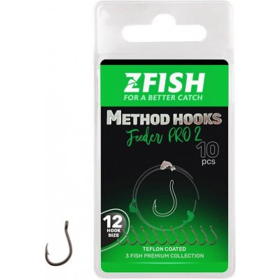 Zfish Háčky Method Feeder Pro 2 10 ks Vel.10 – Zboží Mobilmania