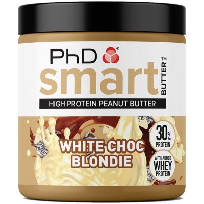 PhD Nutrition Smart arašídové máslo bílá čokoláda 250 g – Zboží Mobilmania