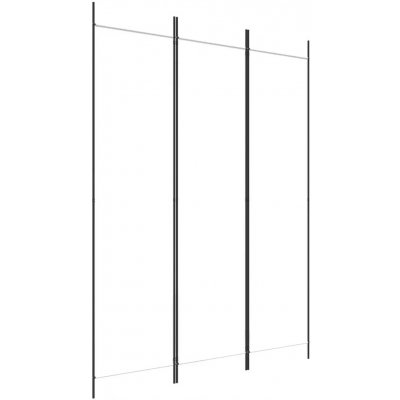 VidaXL Paraván 350178 oboustranný bílý 150 x 200 cm – Sleviste.cz