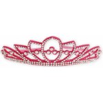 Čelenka do vlasů - korunka Barva: tmavě růžová – Zboží Dáma