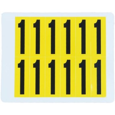 Manutan Expert Samolepicí číslice, 56 x 21 mm