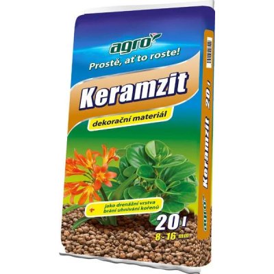 AGRO CS Keramzit 8-16 mm 50 L – Hledejceny.cz