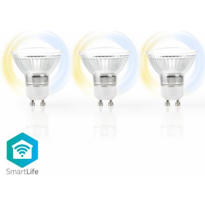 NEDIS SMARTLIFE Smart sada LED žárovek GU10 5W bílá – Hledejceny.cz