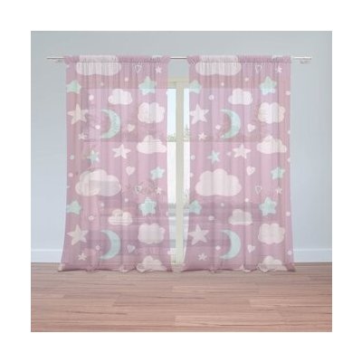 Sablio Záclony Dětská obloha: 2ks 150x250cm – Hledejceny.cz