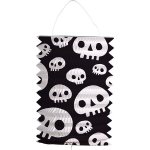 Papírový lampion s lebkami 16 x 22 cm – Zbozi.Blesk.cz