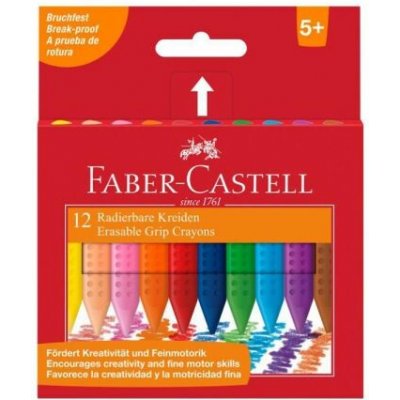 Faber Castell voskovky trojhranný tvar Grip 12 ks – Hledejceny.cz