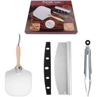 UG Grill Sada pizza příslušenství DP-6818, malá lopata, kolébkový nůž, kleště – Sleviste.cz