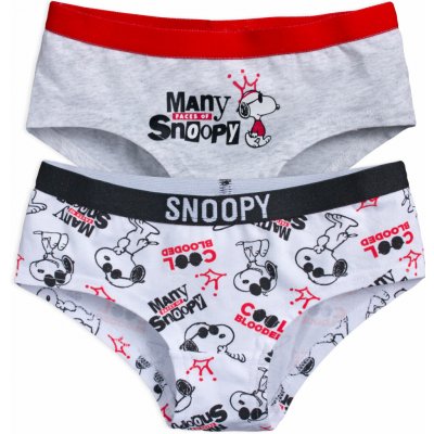 Dívčí kalhotky Snoopy šedé a bílé – Hledejceny.cz