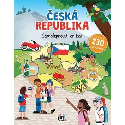 Jiri Models Česká republika velká samolepková knížka – Hledejceny.cz