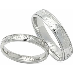 Aumanti Snubní prsteny 180 Platina bílá