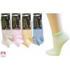 Pondy ponožky dámské nízké se síťovinou pastelové