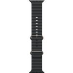 Apple Watch 49mm černý Oceánský řemínek - provedení z přírodního titanu MXTL3ZM/A – Zboží Živě