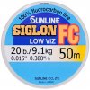 Rybářský vlasec a ocelové lanko SUNLINE Fluorocarbon SIGLON FC 50 m 0,49 mm 14,4 kg