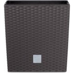 Prosperplast Květináč Rato low 40 x 40 x 40,8 cm tm.hnědý – Hledejceny.cz
