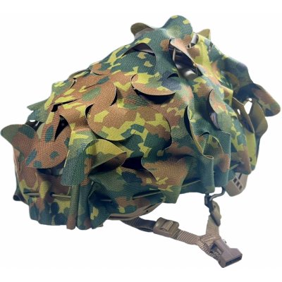 Anareus 3D univerzální maskovací potah na helmu, Laser-cut Flecktarn – Zboží Mobilmania