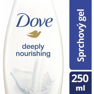 Dove Deeply Nourishing sprchový gel 250 ml – Zboží Mobilmania