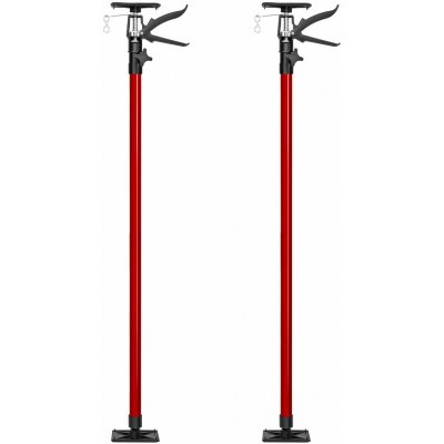 tectake 402399 2 teleskopické stavební podpěry stropní 115-290cm - červená – Zboží Mobilmania