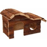 Small Animal Domek kaskada dřevěný s kůrou 26,1 ks 5 x 16 x 13,5 cm – Sleviste.cz