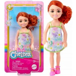 Barbie Chelsea květinové šaty HNY56