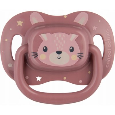 Canpol babies dudlík silikon symetrický Cute Animals růžová 1ks – Zboží Dáma