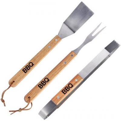 NÁČINÍ GRILOVACÍ BBQ SET 3KS 5X34CM NEREZ/DUB – Zbozi.Blesk.cz