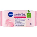 Nivea Micellar Wipes Aqua Rose odličovací ubrousky 25 ks – Hledejceny.cz