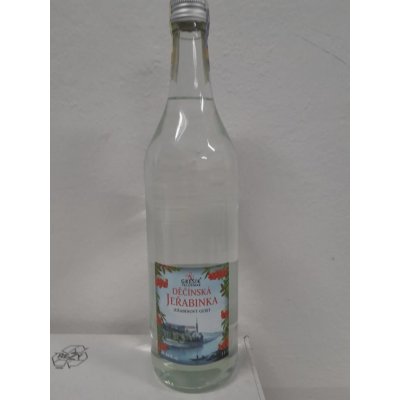 Valdemar Grešík Děčínská jeřabinka 46% 1 l (holá láhev) – Sleviste.cz