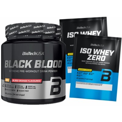 BioTech USA Black Blood NOX+ 340 g – Sleviste.cz