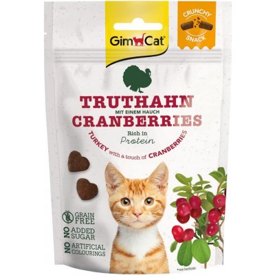 Gimcat CrunchySnacks krocan s brusinkami 50 g – Zbozi.Blesk.cz