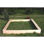 PiPi Dětské dřevěné pískoviště obdélník 160x180x20 cm – Sleviste.cz