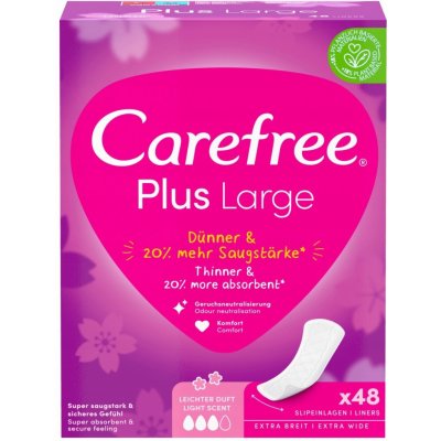Carefree Plus Large slipové vložky 48 ks – Zboží Mobilmania
