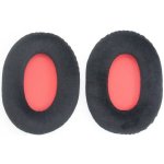 eses náušníky pro sluchátka Kingston HyperX Cloud II černé s červeným vnitřkem semišové – Zboží Živě