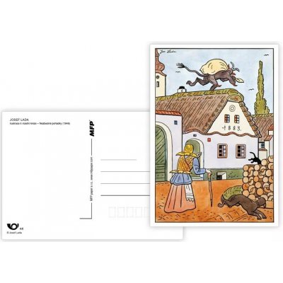 MFP paper s.r.o. Pohlednice s obrázky Josefa Lady Nezbedné pohádky 1 – Hledejceny.cz