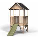 Exit Dřevěný domeček Panorama 300 skluzavka 226 x 203 x 120 cm – Zboží Dáma
