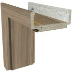 Solodoor Obložková zárubeň , 70 L, , ořech šířka 150 mm – Zboží Mobilmania