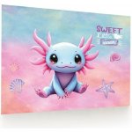 Oxybag podložka na stůl axolotl PVC 58 x 38 cm – Sleviste.cz