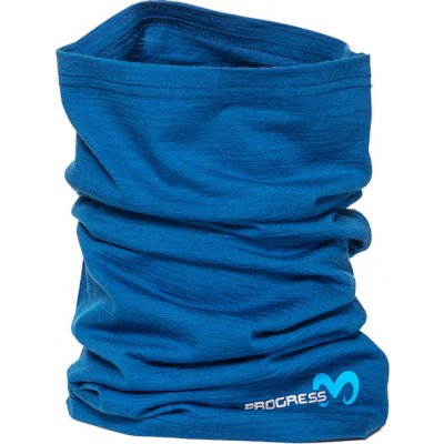 Progress merino nákrčník Mw tube modrý melír – Zboží Dáma