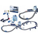 Woopie Elektrická železnice nádraží a policejní vrtulník auta 92 ks – Hledejceny.cz