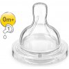 Savička na kojenecké lahve Philips Avent Dudlík Anti-colic/Classic+ 1 novorozenecký 2 ks Bílá