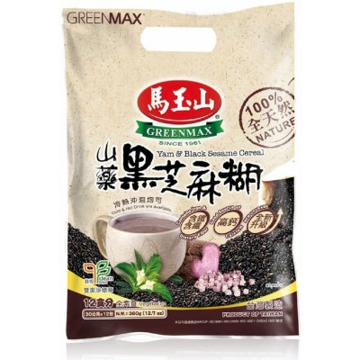 Greenmax Yam & Black Sesame Cereal 12 x 30 g – Zboží Dáma
