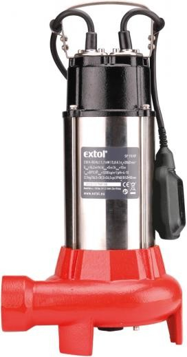 EXTOL PREMIUM 1100W, 16200l/hod=270l/min SP 110 K