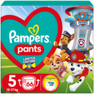 Pampers Active Baby Pants Paw Patrol 5 66 ks – Zboží Mobilmania