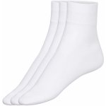 Esmara dámské ponožky s BIO bavlnou 3 páry bílá – Zboží Mobilmania