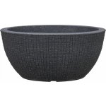 Scheurich Miska na rostliny Barceo 39 cm x 18 cm Stony Black – Sleviste.cz